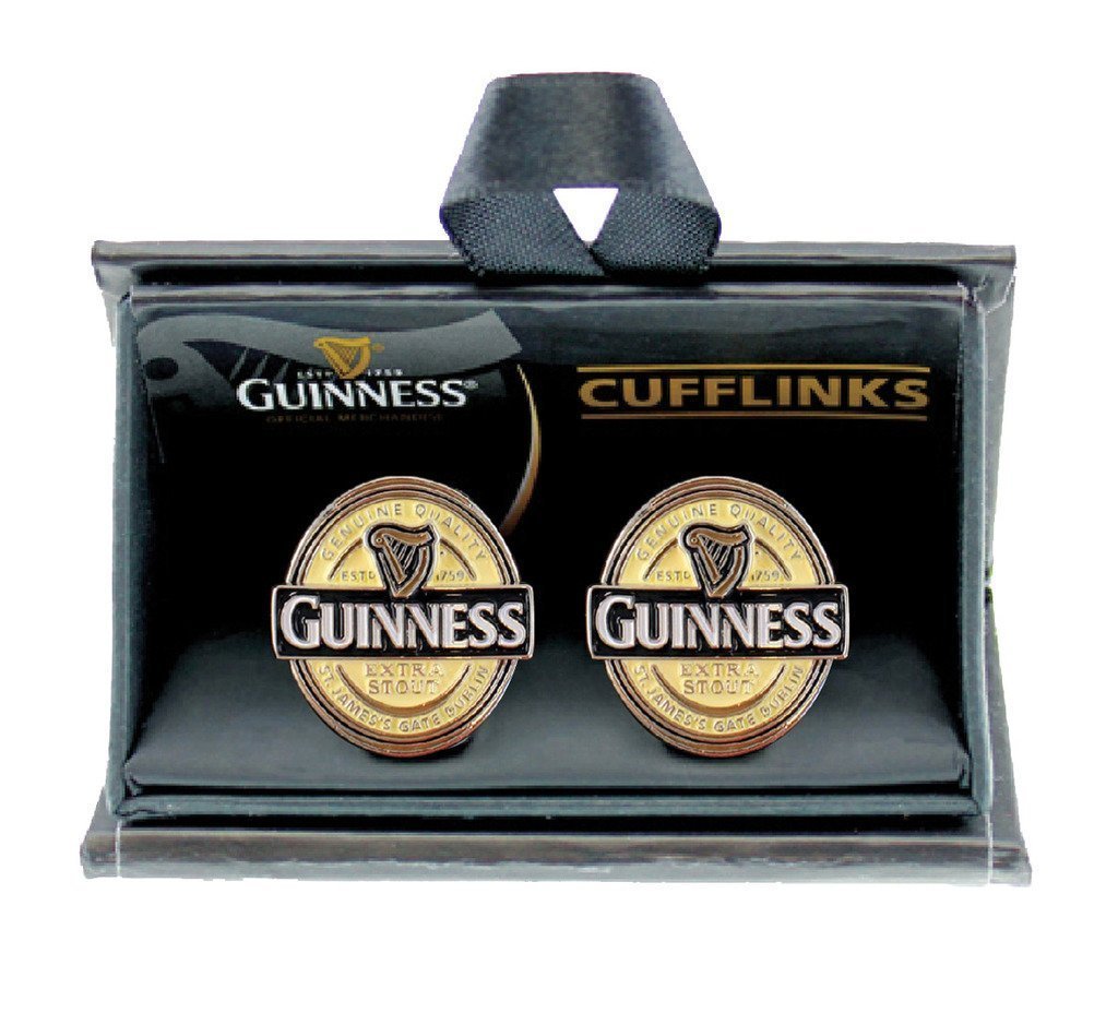 [Australia] - Guinness Label Cufflinks 