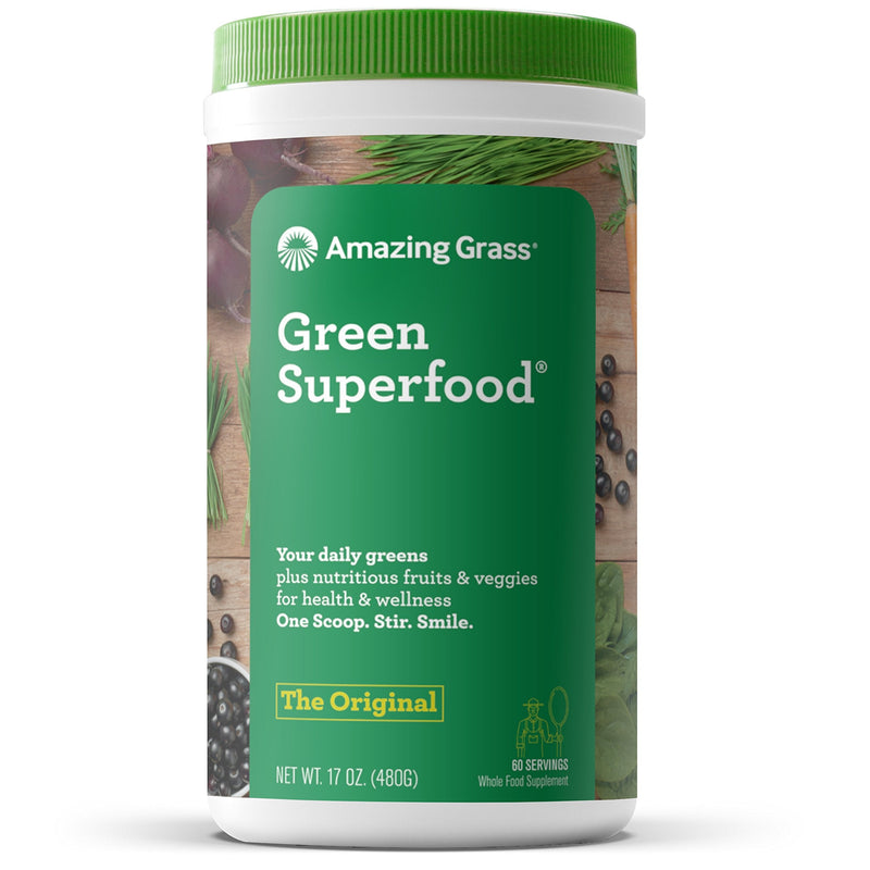 [Australia] - Amazing Grass Green SuperFood Original, 60 Servings, 17 Ounce 1.06 Pound (Pack of 1) 