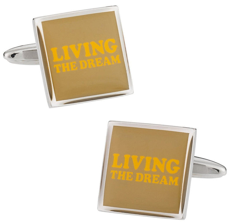 [Australia] - Cuff-Daddy Living The Dream Cufflinks Cuff Links with Presentation Box 