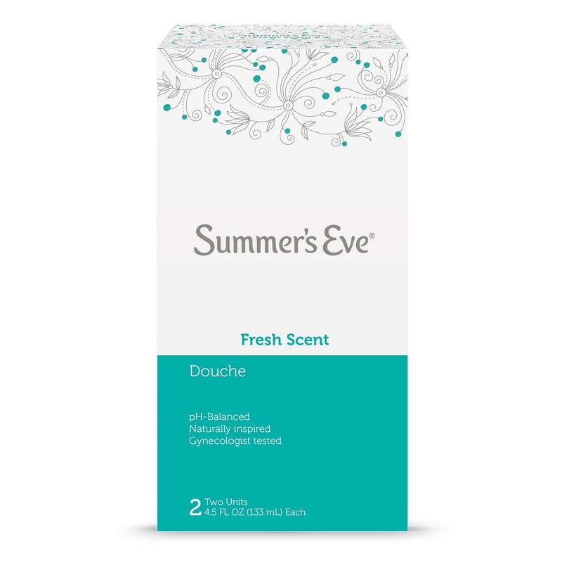 [Australia] - Summer's Eve Douche Fresh Scent 4.5 oz Size (Pack of 2) pH Balanced, Dermatologist & Gynecologist Tested 4.5 Fl Oz (Pack of 2) 