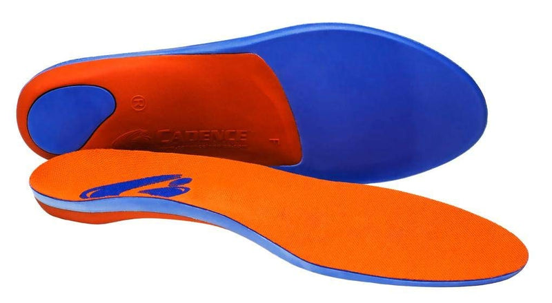 [Australia] - Cadence Insoles Orthotic Shoe Insoles ((F) Men 9.5-10.5, Women 10.5-11.5, Orange) (F) Men 9.5-10.5, Women 10.5-11.5 