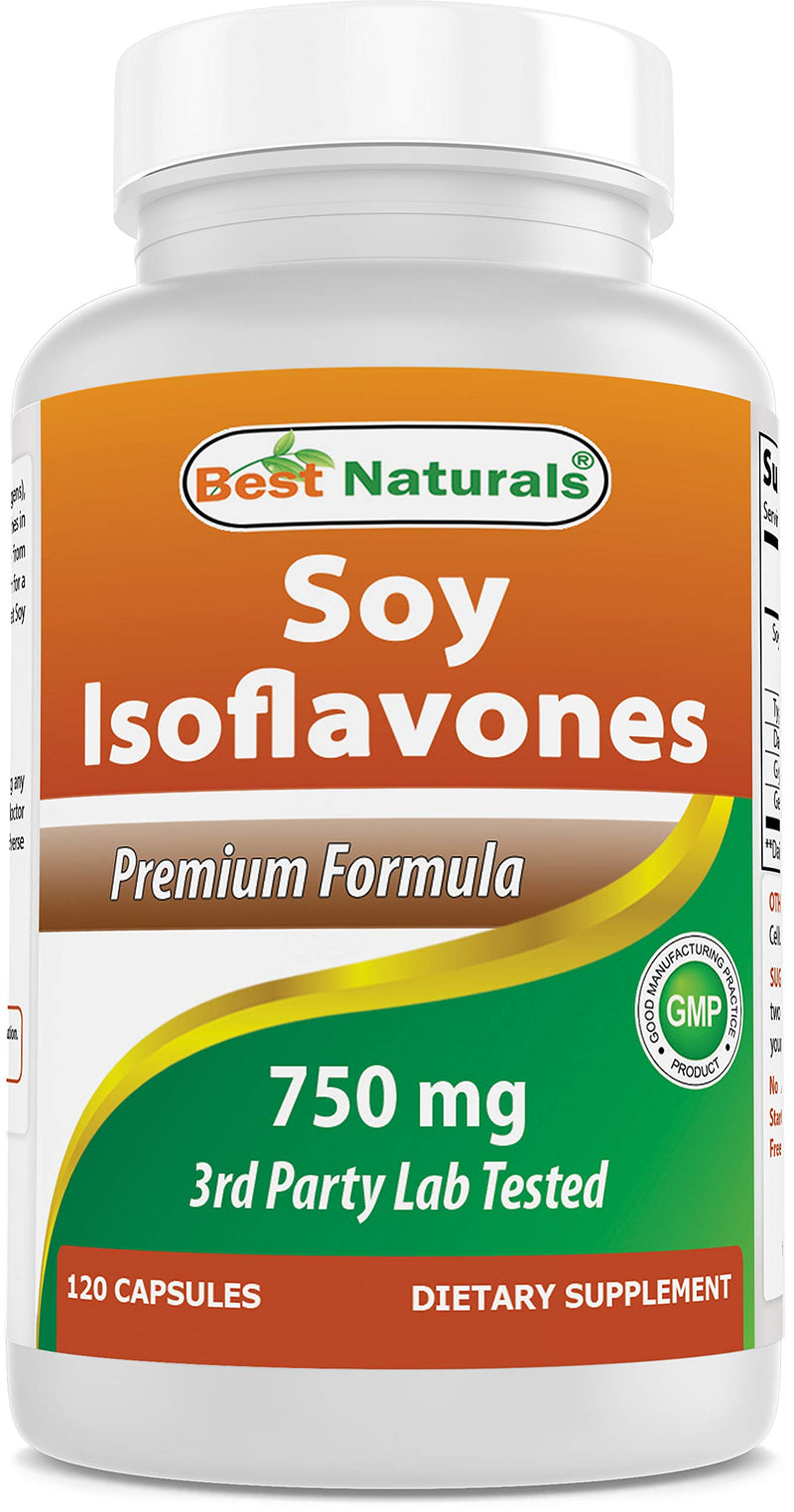 [Australia] - Best Naturals Best Naturals Soy Isoflavones for Women 750 Mg Capsules, 120 Count 120 Count (Pack of 1) 