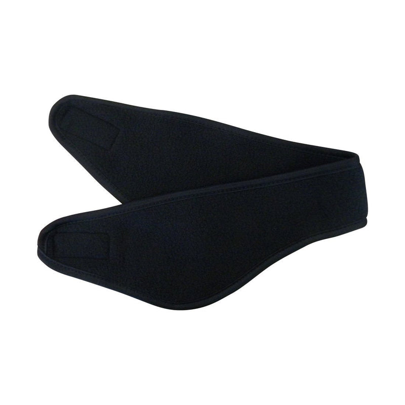 [Australia] - Fleece Ear Muff Head Wrap with Closure Winter Earmuff - Lots of Colors Black 