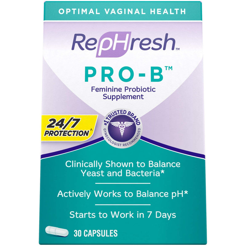 [Australia] - RepHresh Pro-B Probiotic Supplement for Women, 30 Oral Capsules 30 Count (Pack of 1) 