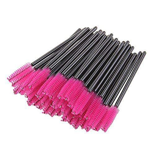 [Australia] - G2Plus Disposable Eyelash Mascara Brushes Wands Applicator Makeup Kits 100 Pack Rose 