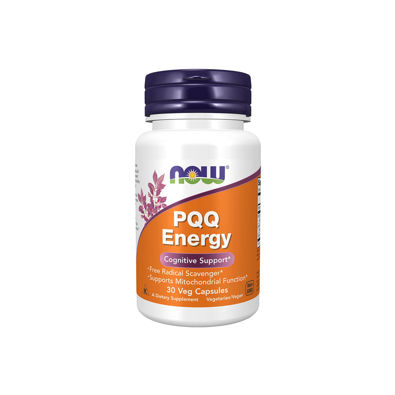 [Australia] - NOW Supplements, PQQ Energy, Free Radical Scavenger*, Cognitive Support*, 30 Veg Capsules 