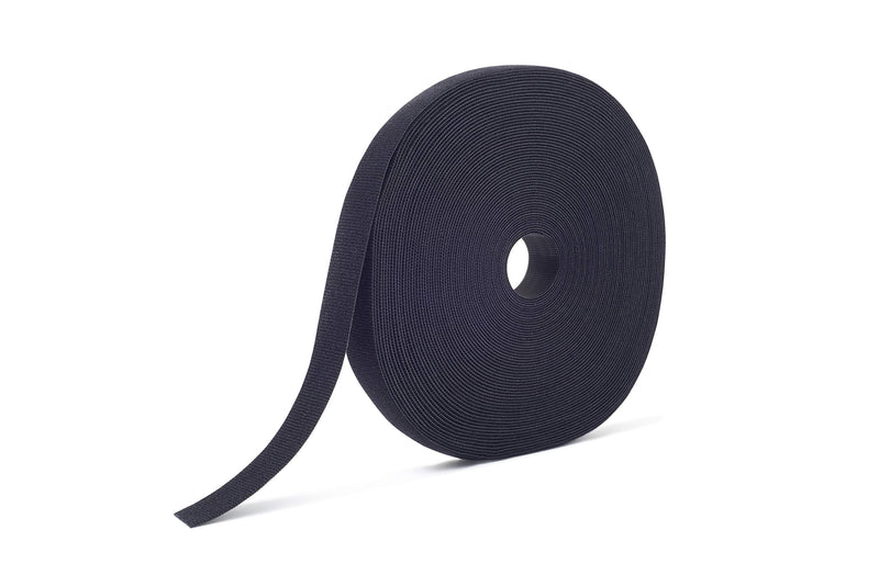 [Australia] - VELCRO Brand ONE_WRAP Tape 3/8" x 25 Yard Double Sided Self Gripping Roll, 189754, Black 