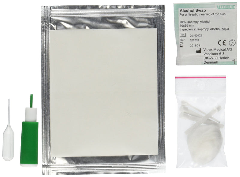[Australia] - Blood Type Eldoncard Typing Test Kit Includes: 1 Eldoncard, Lancet, Gauze, Alcohol Wipe, Micropipette (1) 