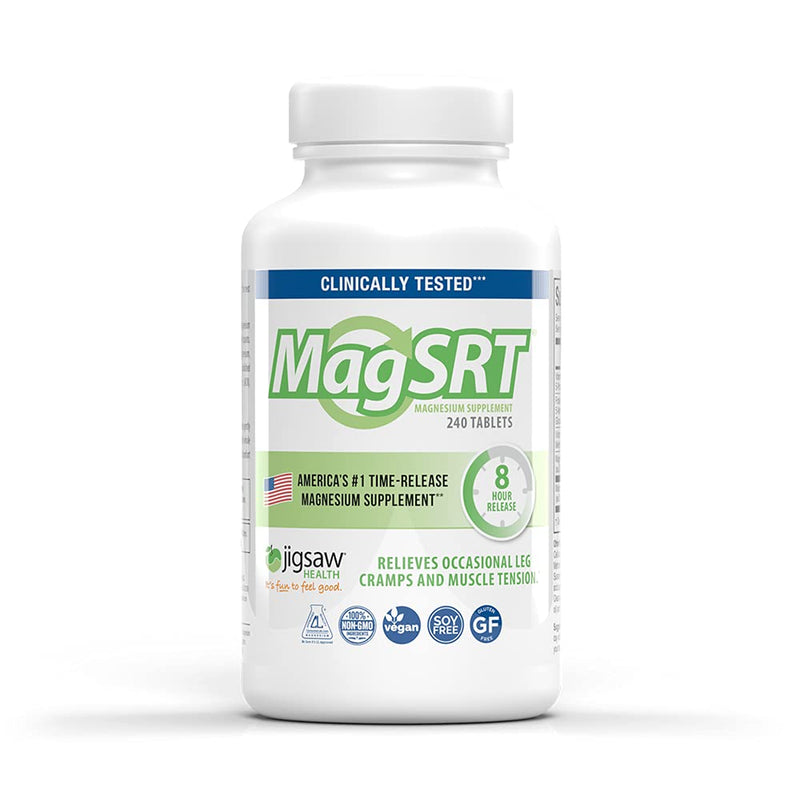 [Australia] - Jigsaw Health MAG SRT Magnesium Supplement (Mag SRT, 240 Count) 240 Count (Pack of 1) 