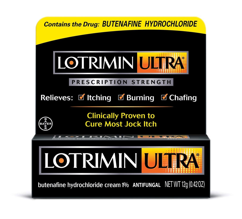 [Australia] - Lotrimin Ultra Antifungal Jock Itch Cream, Prescription Strength Butenafine Hydrochloride 1% Treatment, Clinically Proven to Cure Most Jock Itch, Cream, 0.42 Ounce (12 Grams) 
