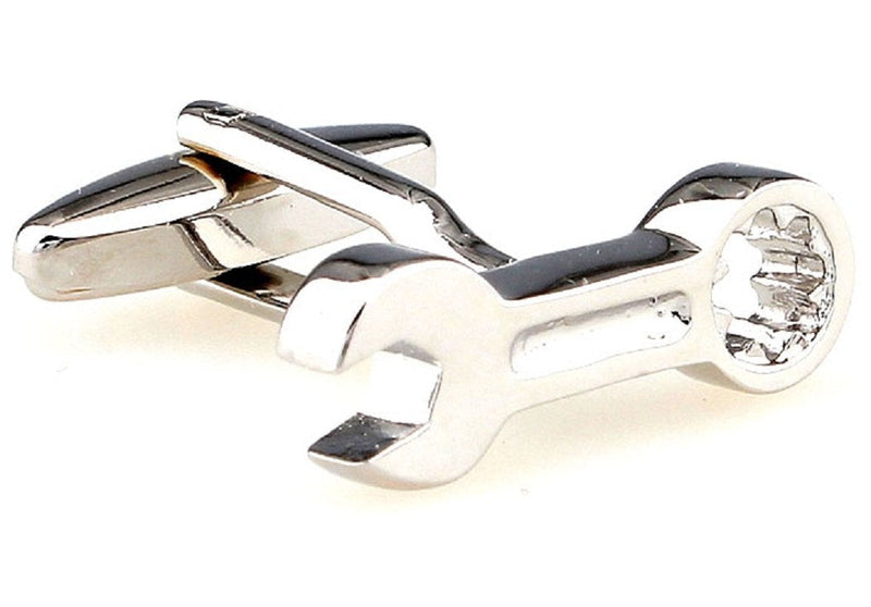 [Australia] - MRCUFF Wrenches Wrench Pair Cufflinks in a Presentation Gift Box & Polishing Cloth 