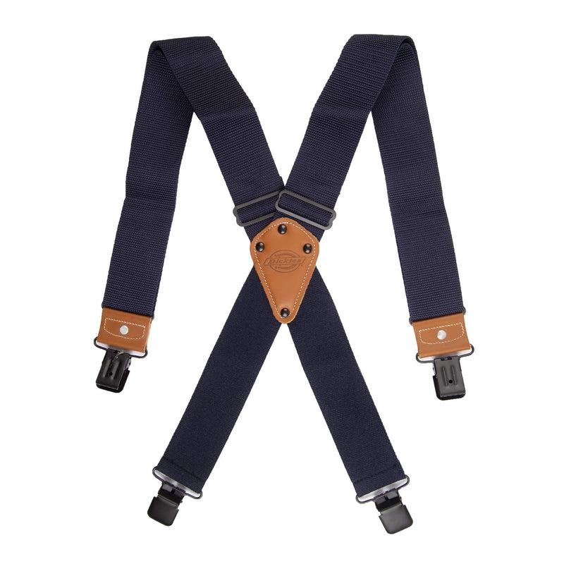 [Australia] - Dickies Men's Industrial Strength Suspenders One Size Navy 
