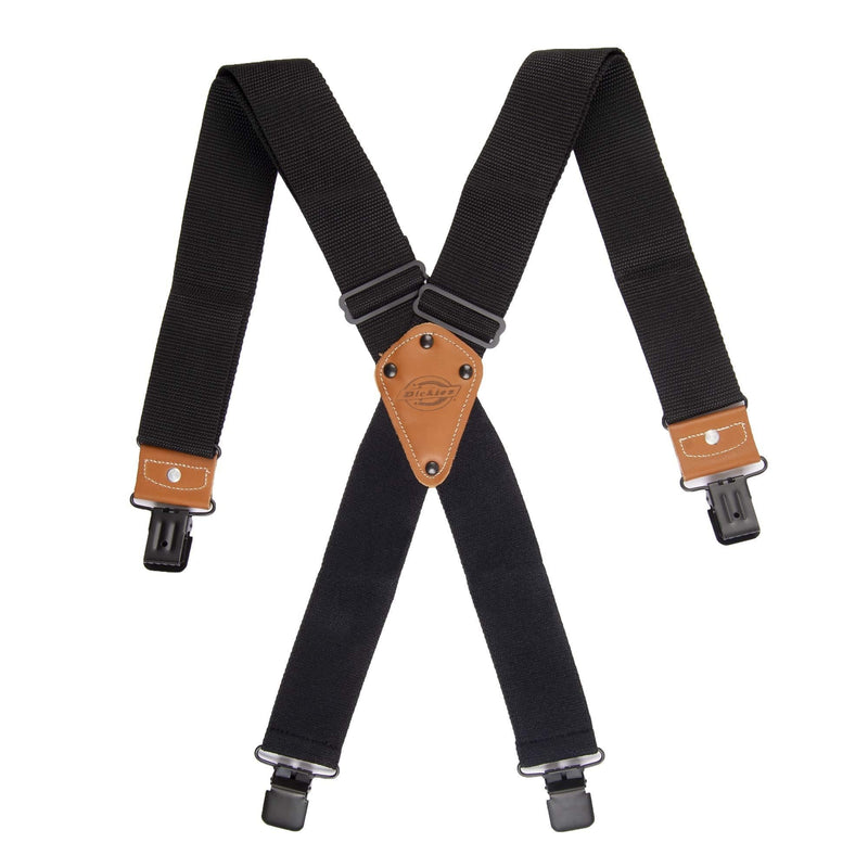 [Australia] - Dickies Men's Industrial Strength Suspenders One Size Black 