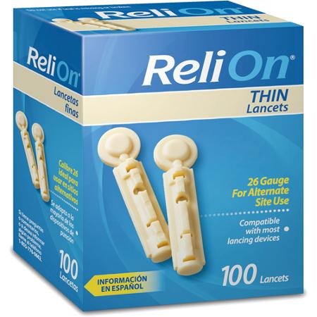 [Australia] - ReliOn Thin Lancets, 100 Count 