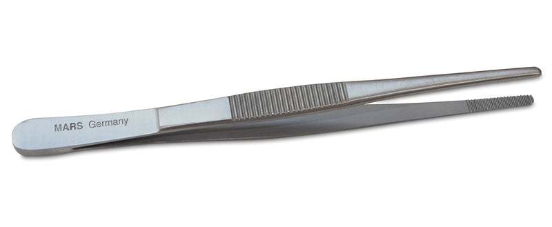 [Australia] - Mars Professional Stainless Steel Anatomical Thumb Tweezers 5" Length 