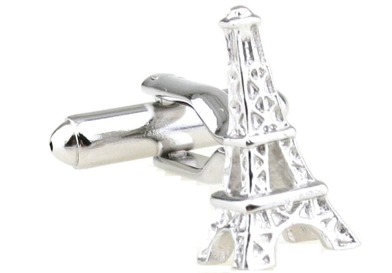 [Australia] - MRCUFF Eiffel Tower Pair France French Cufflinks Presentation Gift Box & Polishing Cloth 