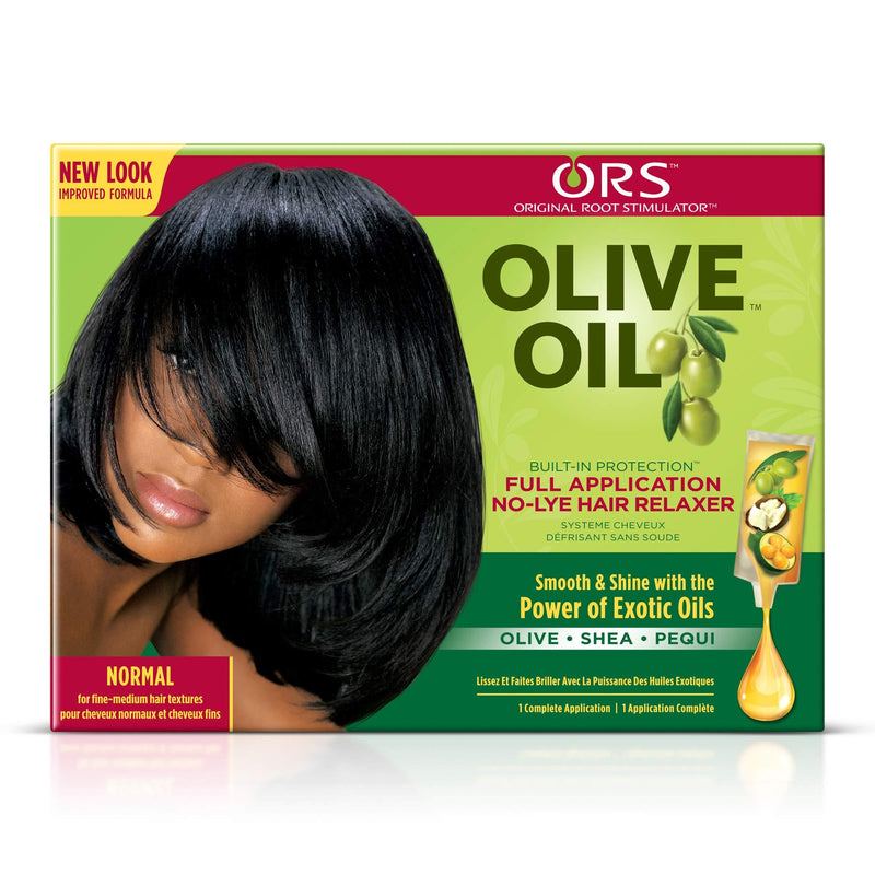 [Australia] - ORS Olive Oil Built-In Protection Full Application No-Lye Hair Relaxer - Normal (11098) Pack of 1 