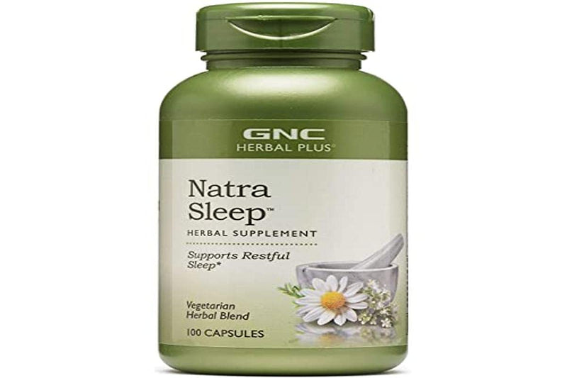 [Australia] - GNC Herbal Plus Natra Sleep | Supports Restful Sleep | 100 Capsules 