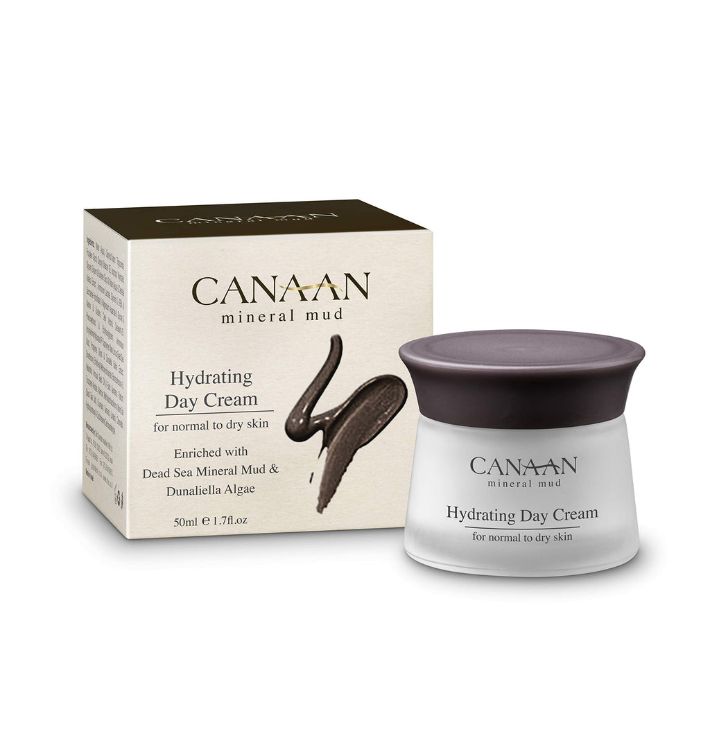 [Australia] - Canaan Minerals & Herbs Dead Sea Day Cream - Mineral Mud Hydrating Day Cream, Skin Mud, 1.7 fl. oz, Natural Hydrating Face Moisturizer 