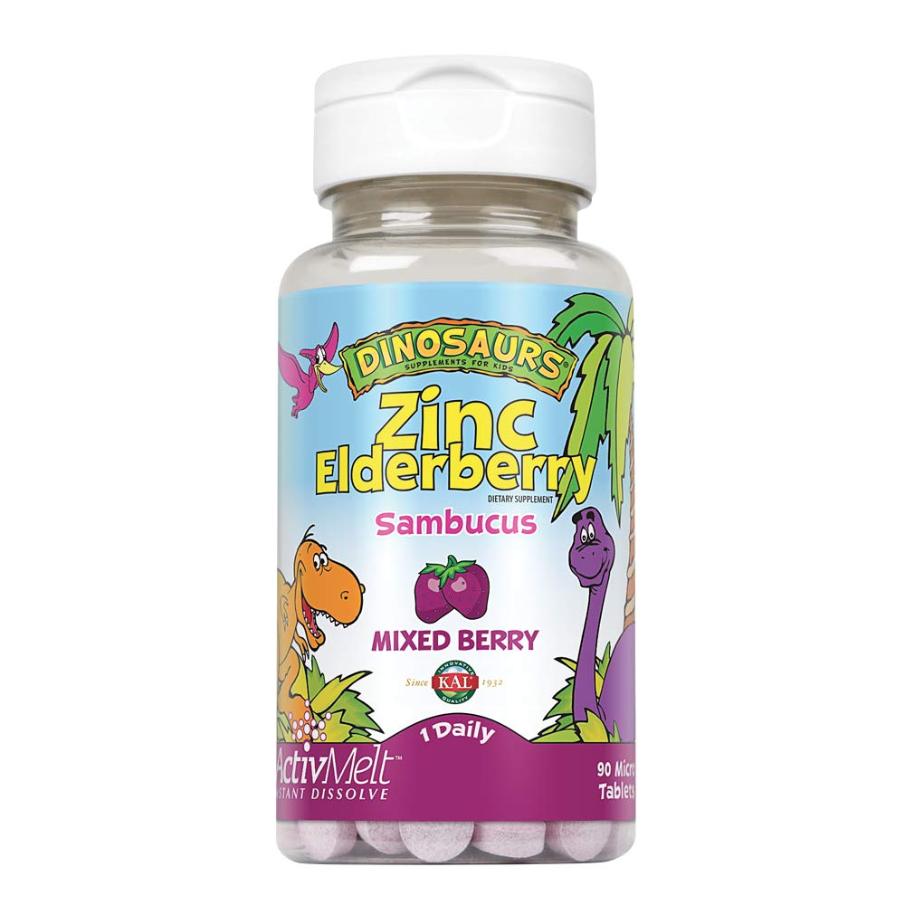 [Australia] - Kal 5 Mg Berry Zinc Elderberry Tablets, 90 Count 