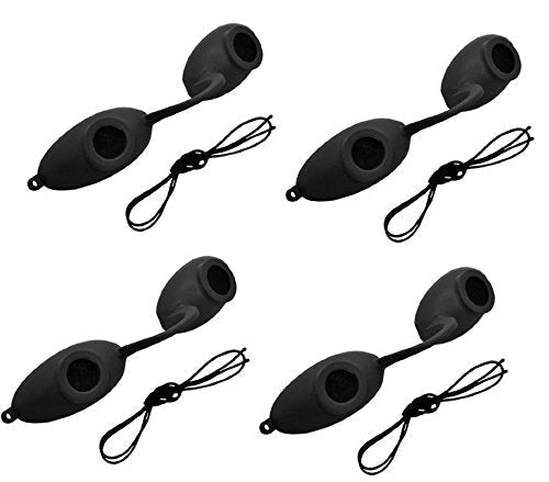 [Australia] - EVO FLEX Sunnies Flexible Tanning Bed Goggles UV Eye Protection Glasses 4 Pack (Black), FDA Compliant 