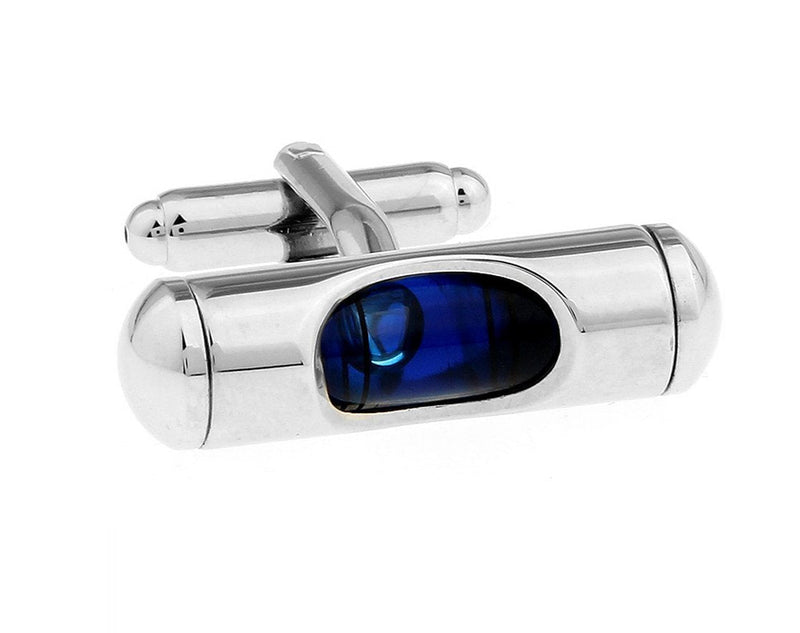 [Australia] - LBFEEL Classic Cufflinks for Mens Jewelry Level Design in 3 Colors with a Gift Box blue 