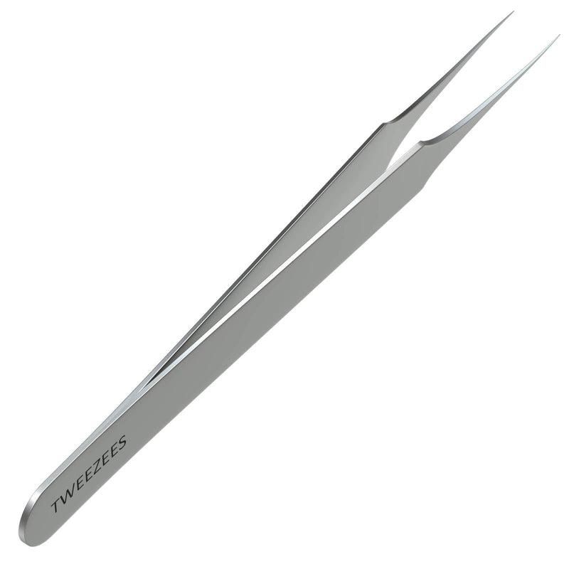 [Australia] - Ingrown Hair Tweezers | Pointed Tip | Precision Stainless Steel | Extra Sharp and Perfectly Aligned for Ingrown Hair Treatment & Splinter Removal For Men and Women | By Tweezees 1 