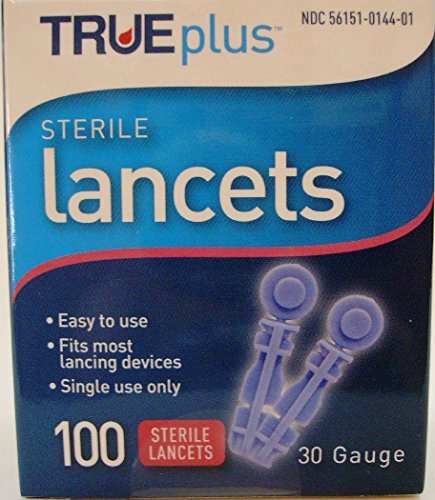 [Australia] - TRUEplus Sterile Lancets 30G 100-count (Pack of 3) 