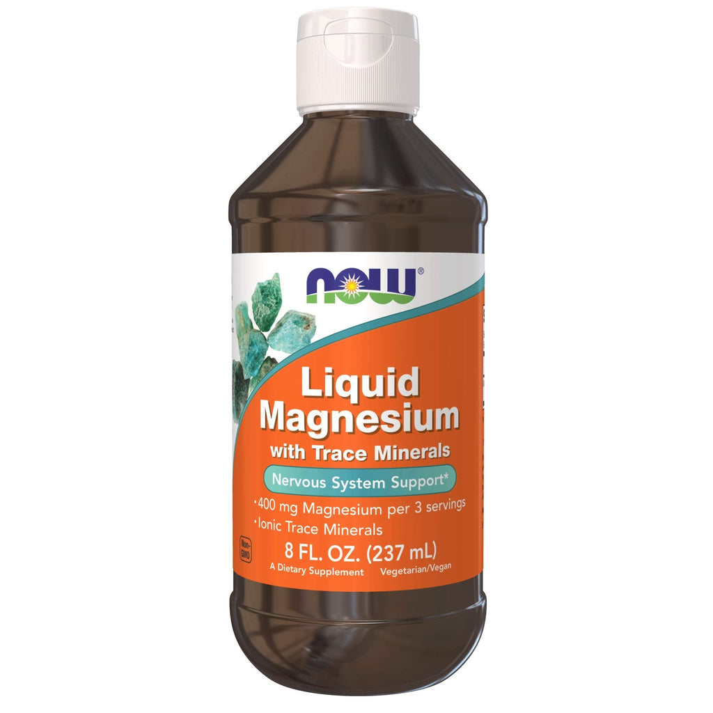 [Australia] - NOW Supplements, Liquid Magnesium with Trace Mineral, Nervous System Support*, 8-Ounce 