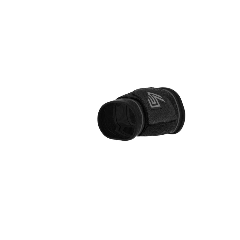 [Australia] - Shock Doctor Compression Knit Wrist Sleeve with Strap, Black/Grey, Large 