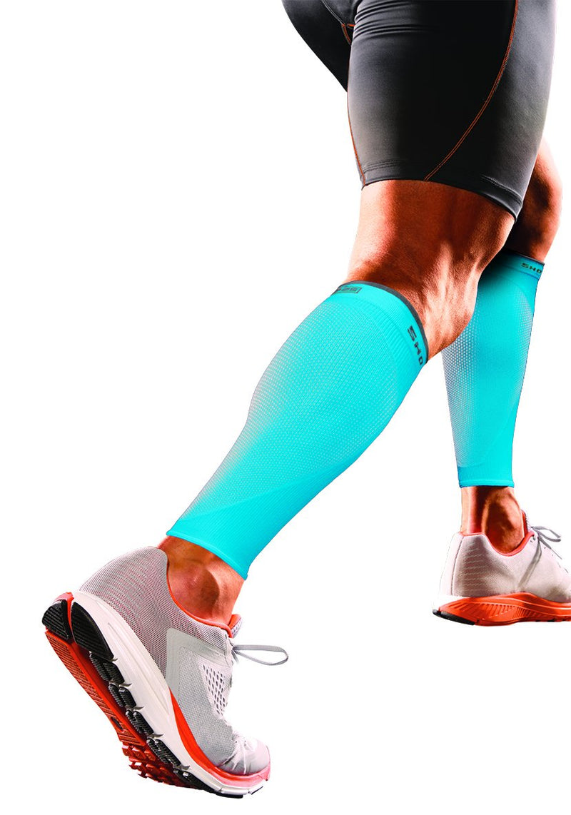 [Australia] - Shock Doctor SVR Recovery Compression Calf Sleeve, Shock Blue, Adult-X-Large 