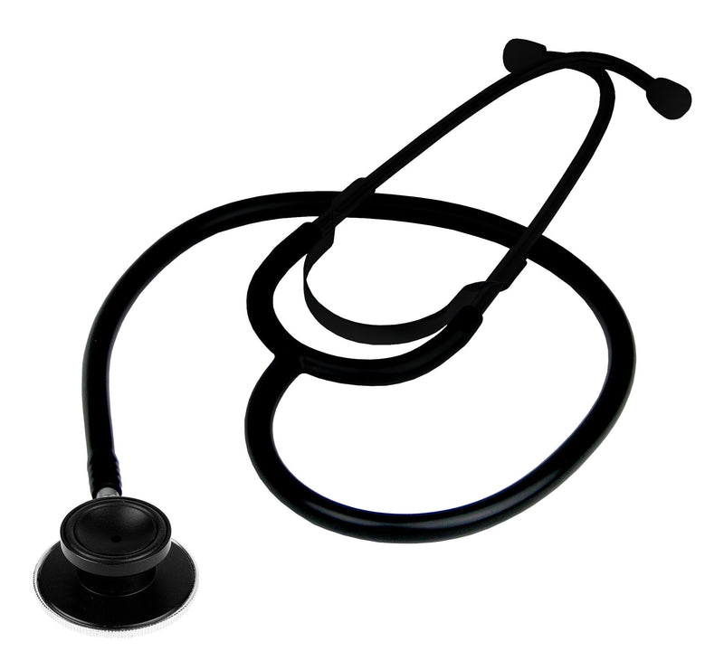 [Australia] - Dixie EMS Dual Head Stethoscope, Fully Functioning Stethoscope for Doctors, Nurses, EMTs, Cosplay, Role Play, Halloween, etc. – Stealth Black 