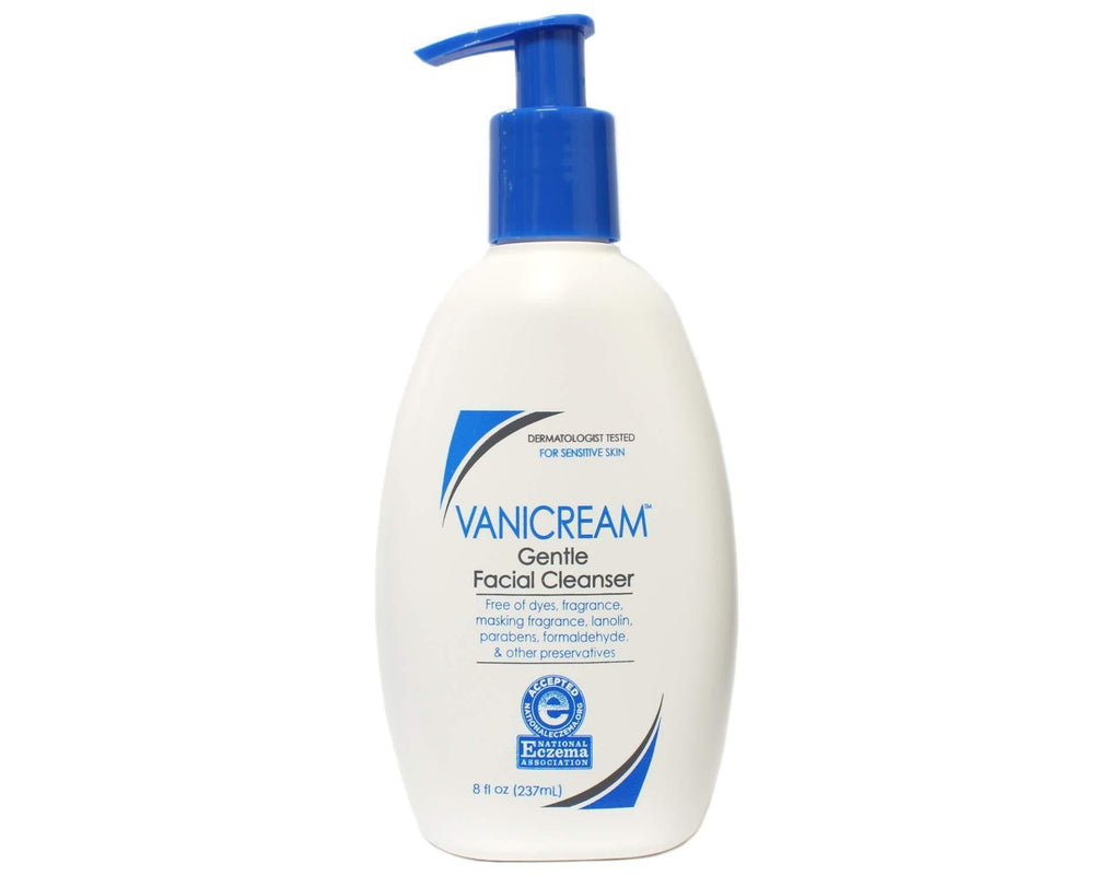 [Australia] - Vanicream Gentle Facial Cleanser with Pump Dispenser | Fragrance, Gluten and Sulfate Free | For Sensitive Skin | 8 Fl Oz 8 Fl Oz (Pack of 1) 
