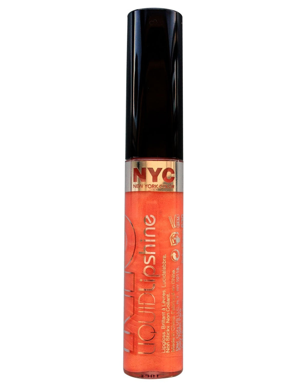[Australia] - N.Y.C. New York Color Liquid Lipshine Lip Gloss, Soho Peach, 0.24 Fluid Ounce 