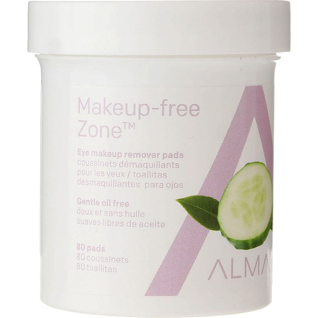 [Australia] - Almay Oil Free Gentle Eye Makeup Remover Pads, 80 Ct (3 Pack) 