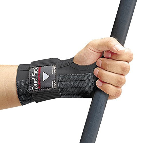 [Australia] - Allegro Industries 7212-02 Dual‐Flex Wrist Support, 6 1/2" x 7 1/2", Medium, Black 