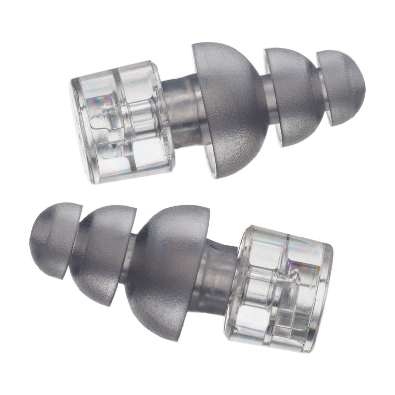 [Australia] - Etymotic Research ER20XS High-Fidelity Earplugs (Concerts, Musicians, Airplanes, Motorcycles, Sensitivity and Universal Hearing Protection) - Standard Fit, Clear Stem, Clear/Frost 