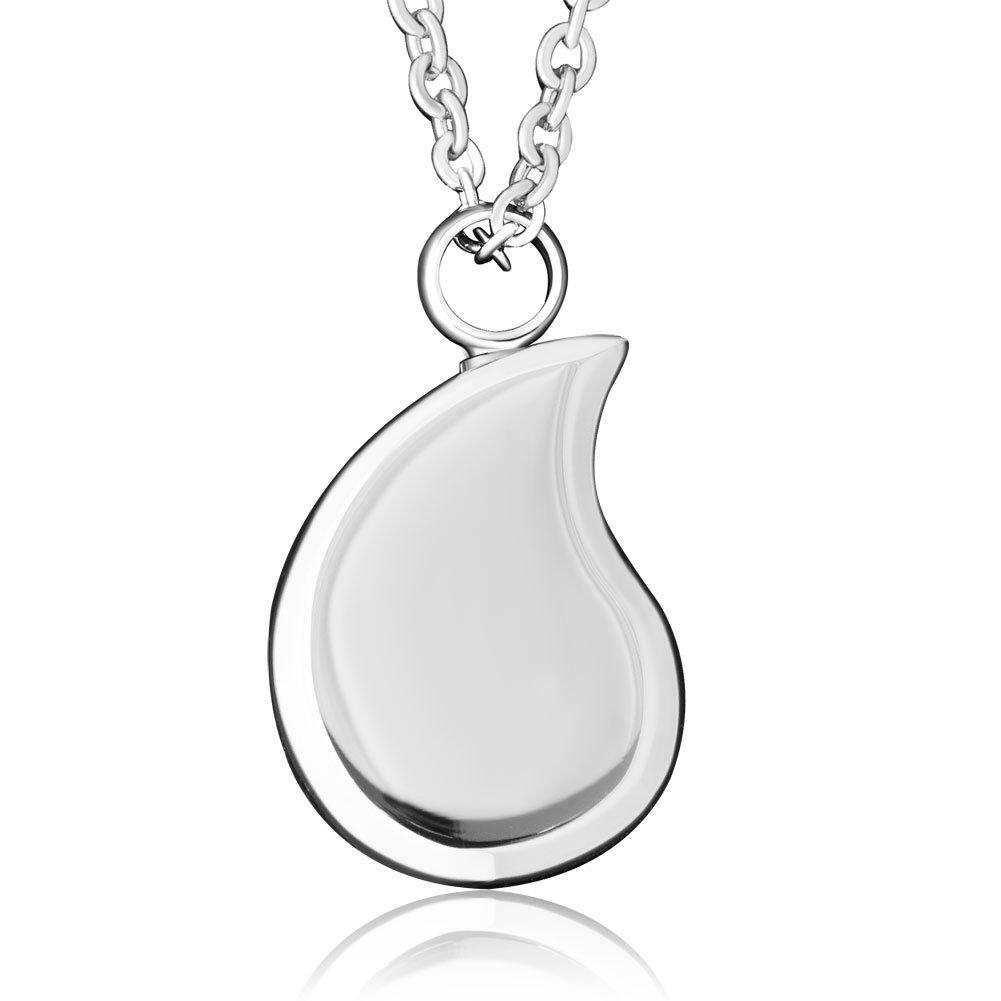 [Australia] - CharmSStory Urn Cremation Ash Necklace for Ashes Pendant Necklace Stainless Steel Memorial 