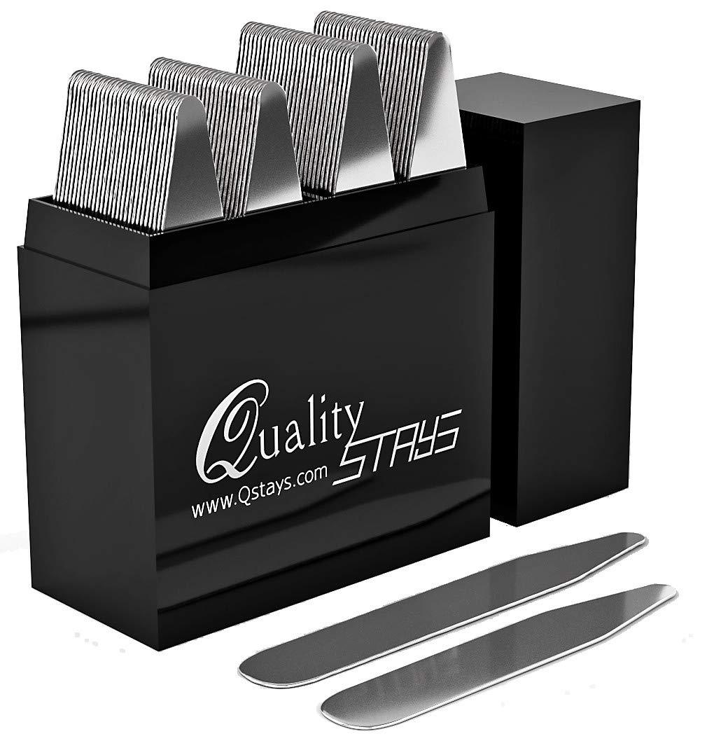 [Australia] - 50 Metal Collar Stays in a Divided Box 24 - 2.2" & 26 - 2.5" 