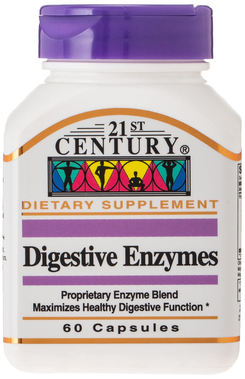 [Australia] - 21st Century Digestive Enzymes Capsules, 60 Count (Pack of 3) 