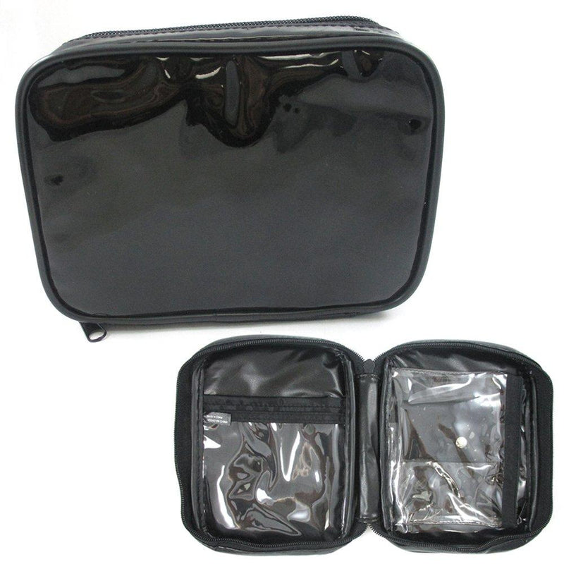 [Australia] - 1 Travel Cosmetic Bag Purse Organizer Multi-Function Makeup Zipper Case 