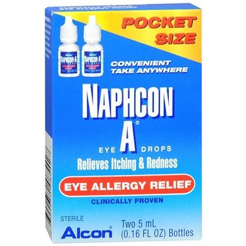 [Australia] - Naphcon-A Eye Allergy Relief Eye Drops, 5ml (0.16 floz), 2-Pack 