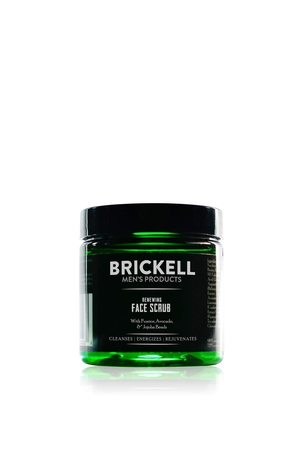 [Australia] - Brickell Men's Renewing Face Scrub for Men, Natural and Organic Deep Exfoliating Facial Scrub Formulated with Jojoba Beads, Coffee Extract and Pumice, 2 Ounce, Scented 