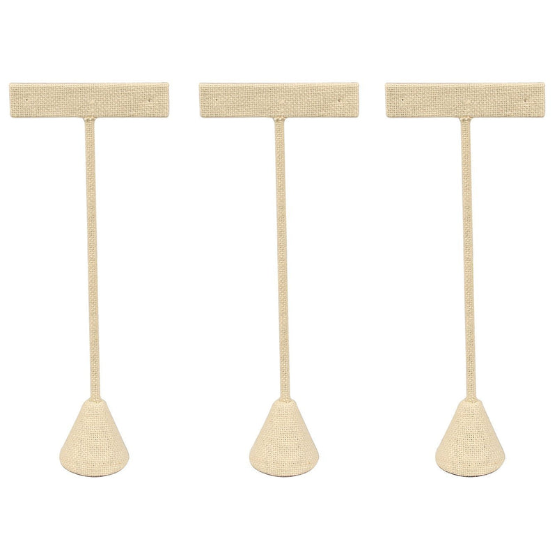 [Australia] - Caddy Bay Collection 3 Linen Earring T Stand Display 6.75" 