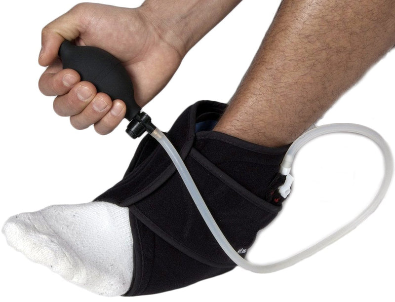 [Australia] - NatraCure Hot/Cold & Air Compression Ankle Brace Support - (6012 CAT) - Helps Stabilize and Relieve Ankle Sprains, Arthritis, Joint Pain, and Sports Injury 