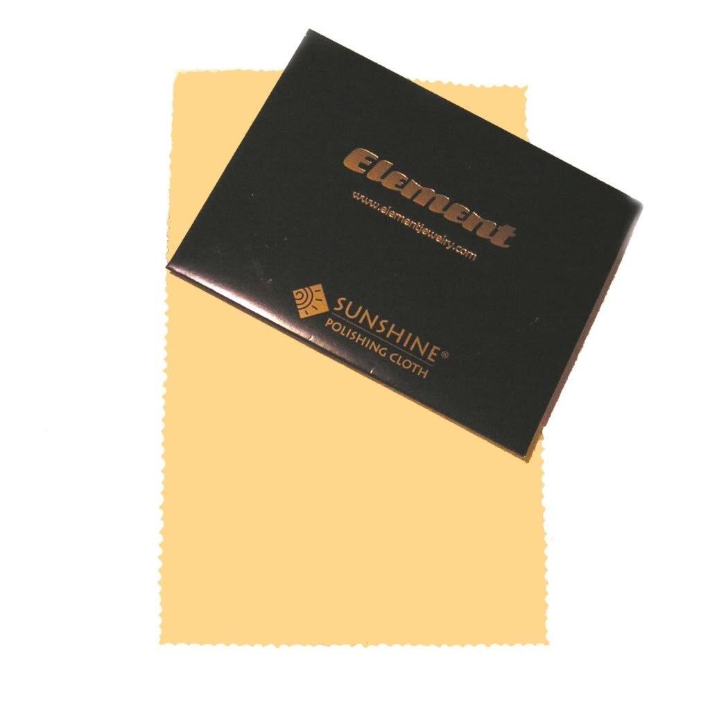 [Australia] - Element Jewelry Sunshine Polishing Cloth- 5" x 8" Double-Sided 
