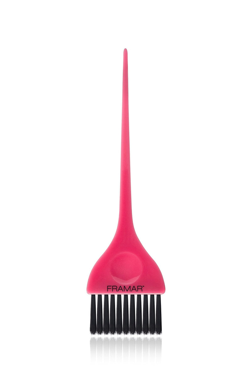 [Australia] - Framar Classic Pink Hair Color Brush - Hair Coloring Brush for Hair Dye, Hair Bleach - Hair Dye Brush 