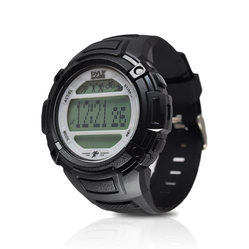 [Australia] - Digital Multifunction Sports Wrist Watch - Smart Fit Classic Men Women Sport Running Training Fitness Gear Tracker w/ Sleep Monitor, Pedometer, Alarm, Stopwatch, Backlight - Pyle PAST44SL (Silver) 