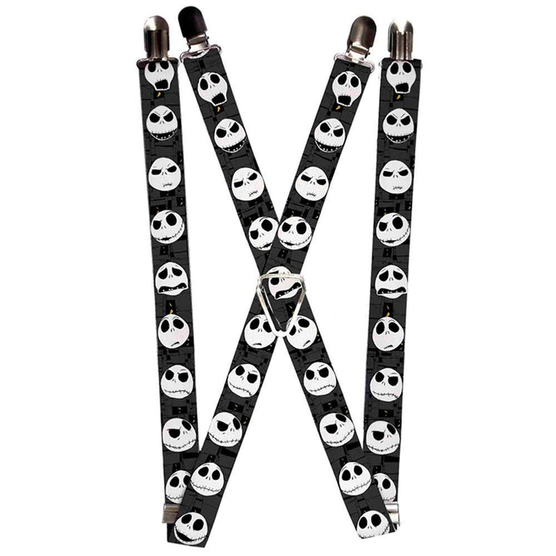 [Australia] - Buckle-Down mens Buckle-down - Nightmare Before Christmas Suspenders, Multicolor, 3.5 x 2.5 US 