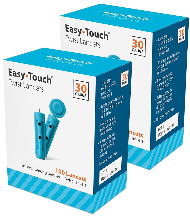 [Australia] - EasyTouch 830101 Twist Lancet, (200) 